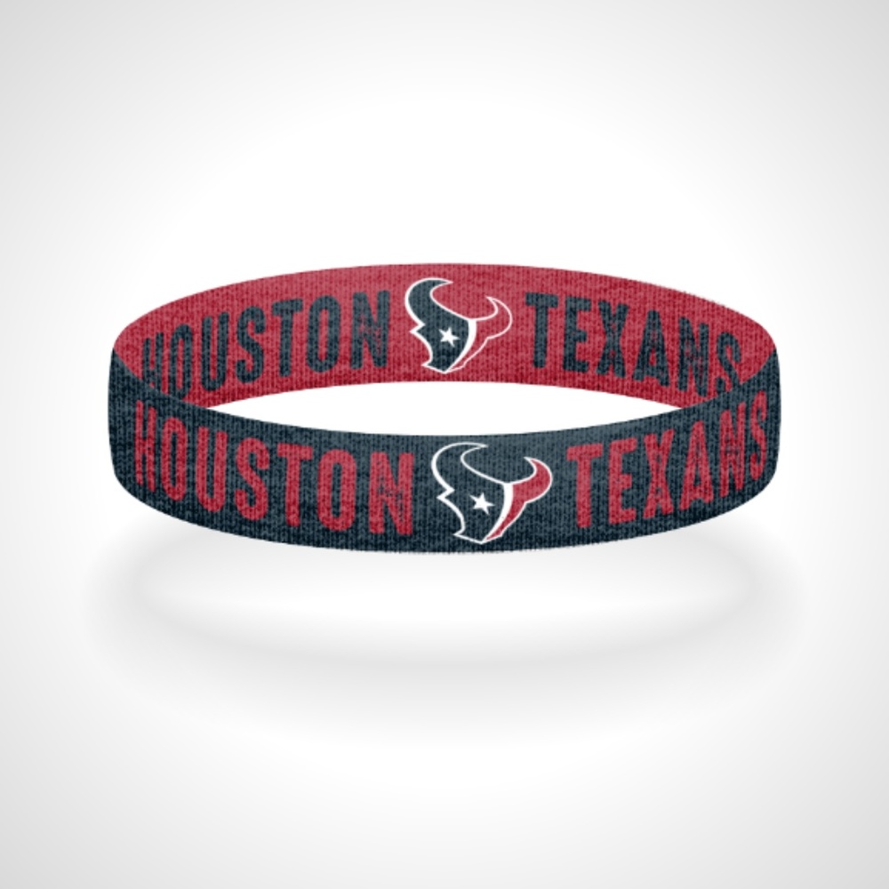 Reversible Houston Texans Bracelet Wristband